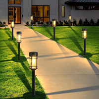 Luces Solares para Caminos Exteriores, Luces Solares para Jardín Mejoradas, Resistentes al Agua, 15 Horas de Iluminación para Patio, Camino de Entrada