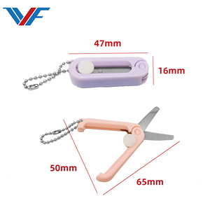 Mini Có Thể Gập Lại Có Thể Thu Vào An Toàn Kéo Kích Thước Nhỏ Handmade Nhựa Lưỡi Sinh Viên Thêu Carry-Có Thể Cắt Giấy Công Cụ - Product Image 6