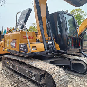 Excavadora Sany SY135C usada en excelentes condiciones Marca de motor Mitsubishi con componentes centrales Buen rendimiento - Product Image 2