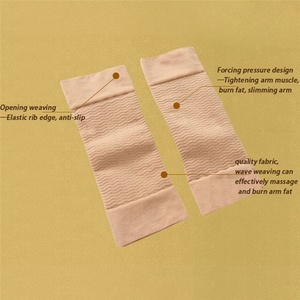 Manchons amincissants pour bras, brûle-calories, anti-cellulite, pour femmes, avec ceinture de maintien à manches longues - Product Image 4