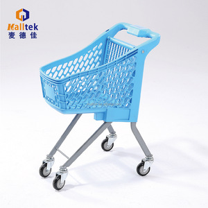 عربة تسوق بلاستيكية للأطفال من الشركة المصنعة، رائجة البيع في السوبر ماركت - Product Image 3