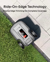 24V IPX6 Intelligenter Automatischer Kabelloser DIY-Roboter-Rasenmäher mit GPS-Navigation, Hocheffizienter 7,5Ah Akku, 1500m² Abdeckung