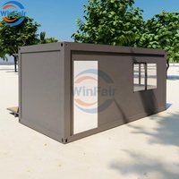 Maison conteneur préfabriquée pliable WinFair 20 pieds pour cuisine conteneurisée / cuisine extérieure