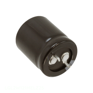 ตัวเก็บประจุแบบฝังผนัง Original CAP ALUM 120UF 20% 450V SNAP TH Through Hole 120 uF LGL2W121MELZ25 - Product Image 1