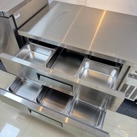 Lemari Pendingin Chef Base Undercounter Drawer Hemat Energi R290 dengan Kompresor Cubigel, MOQ Rendah, Bersertifikasi CE