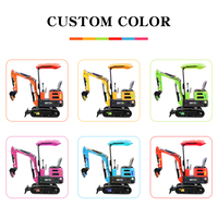 Mini-excavatrice chinoise compacte/0,8 1,2 1,8 2,5