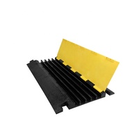 Protecteur multi-angle de rampe de câble en caoutchouc automobile à 5 canaux pour voitures