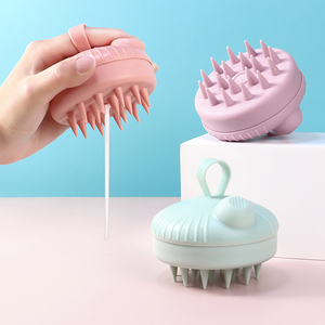 แปรงขัดหนังศีรษะสำหรับขัดหนังศีรษะแปรงแชมพูสำหรับขัดหนังศีรษะซิลิโคนนุ่มออกแบบได้ตามต้องการ - Product Image 1
