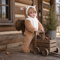 Poupée Reborn de 20 pouces en vinyle intégral avec costume d'ours en peluche, combinaison en peluche et sucette, poupée nouveau-né pour jeu d'imitation