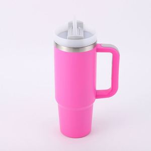 Gobelet de voyage isotherme H2.0 pour voiture, 30 oz, double paroi sous vide, avec couvercle et paille, antidérapant, personnalisable avec logo ODM - Product Image 6