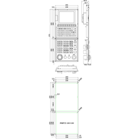 Controlador de Router CNC con Pantalla LCD de 8 Pulgadas, Programador de 5 Ejes, Sistema Operativo RT Linux, 2 GB de RAM, 8 GB de Capacidad de Programación para Torno