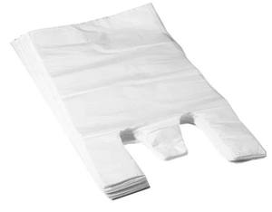 ถุงผ้าทีเชิร์ตสีฟ้าผลิตตามสั่งถุงช้อปปิ้ง - Product Image 5