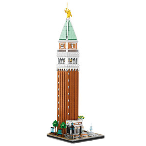 Bloques de Construcción Educativos DIY, 3903 Piezas, Torre del Campanario de San Marcos, Modelo de <span class=keywords><strong>Arquitectura</strong></span> Famosa, Juguetes de Bloques de Construcción para Niños - Product Image 1