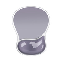 Repose-poignet pour souris en silicone transparent antidérapant, support de poignet minimaliste dégradé pour tapis de souris transfrontalier