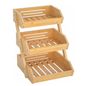 <span class=keywords><strong>Organisateur</strong></span> <span class=keywords><strong>de</strong></span> fruits en bambou naturel bon marché pour comptoir <span class=keywords><strong>de</strong></span> <span class=keywords><strong>cuisine</strong></span> - Product Image 1