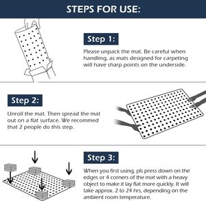 Durable 36''*48'' Clear PVC Office Chair Mat Nailed <strong>Plastic</strong> <strong>Floor</strong> Carpet <strong>Protector</strong> with Lip Vinyl Flooring - Product Image 6