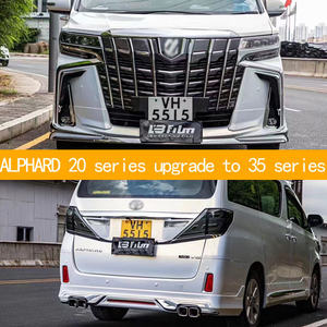 ชุดแต่ง Toyota Alphard AH20 ปี 2008-2015 รุ่นเก่าเป็นรุ่นใหม่ Facelift เป็น AH30 สไตล์ <span class=keywords><strong>Monalisa</strong></span> ชุดเต็ม กันชน กระจังหน้า ไฟหน้า LED  แปลงโฉม - Product Image 2