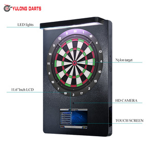 OEM Custom Logo Dual Purpose Home Arcade Dart Machine 11.6 Inch Touch Screen Online <b>Dartboard</b> With Custom Coin Mechanism - Product Image 3