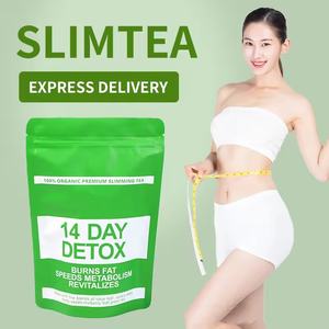 Thé détoxifiant amincissant pour le ventre sans caféine, sans sucre, formule brûle-graisses pour adultes, faible en sel et en matières grasses, 14 jours - Product Image 2