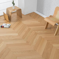 Plancher d'ingénieur de haute qualité, entretien facile, bois dur d'acajou blanc utilisé à l'intérieur, bois pour salon