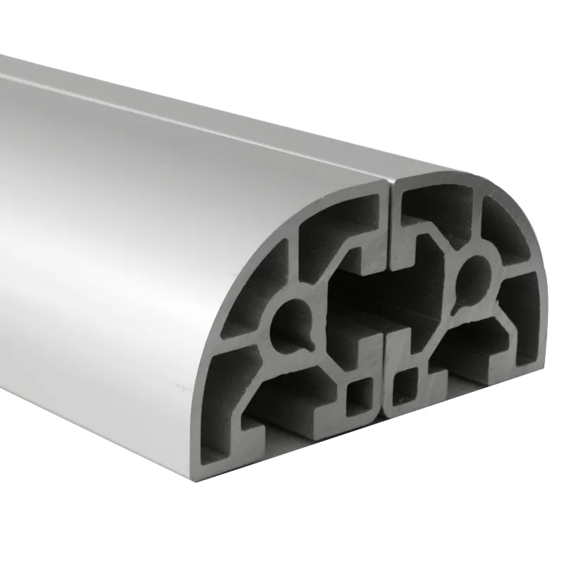 C Beam Linear Rail 4080 Black Anodized for CNC custom aluminium extrusion profiles