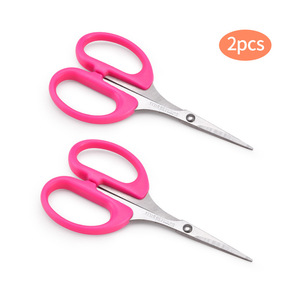 Mini Scissors 4 Inch Stainless Steel Straight Head For Home Craft Cross Stitch Trim Thread Tape Hair - Product Image 1
