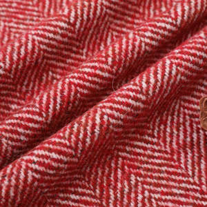 재고 공급 영국 소모사 헤링본 여성 코트 패브릭 부드럽고 편안한 캐시미어 울 헤링본 트위드 패브릭 - Product Image 4