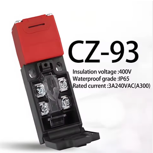 Interrupteur de fin de course SPDT CZ-93CPM 3A 250VAC IP65 étanche <span class=keywords><strong>vertical</strong></span> avec interverrouillage de sécurité CE - Product Image 1