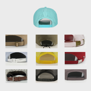 Casquette de golf légère en polyester avec logo brodé personnalisé, 5 panneaux, respirante, chapeau de sport, gorras, casquette de baseball perforée - Product Image 4