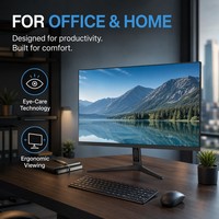 Moniteur PC de jeu large 27 pouces 1K VA 75Hz 144Hz 165Hz à micro-cadre, rétroéclairage LED, 16:9, 5ms pour le bureau et l'e-sport