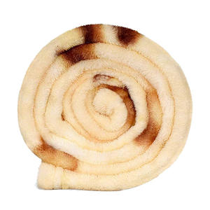 Mantas mexicanas de <span class=keywords><strong>Burrito</strong></span> 3D de franela suave y cálida, mantas de <span class=keywords><strong>Burrito</strong></span> de forma redonda para viajes en avión, mantas de lana Coral - Product Image 2