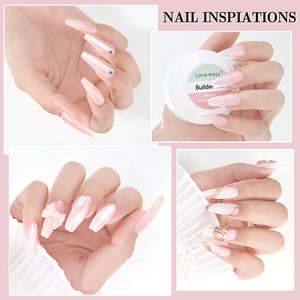 Precio <span class=keywords><strong>de</strong></span> Fábrica al por Mayor: Set <span class=keywords><strong>de</strong></span> Gel Sólido Constructor <span class=keywords><strong>de</strong></span> <span class=keywords><strong>Uñas</strong></span>, Gel Base y Top Coat UV Natural, Larga Duración, Rosa Nude, No Pegajoso - Product Image 2
