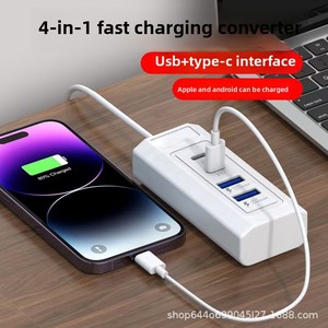 Chất Lượng Tuyệt Vời 25W Pd Chức Năng Đa-Cổng USB Mở Rộng Dây Hub Adapter Đa-Khe Cắm Docking Station Và Headphone <span class=keywords><strong>Extender</strong></span> - Product Image 4