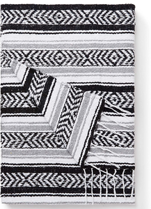 Traditionele Handgemaakte Serape 100% Katoen Mexicaanse Deken Decoratief Gooien Strandlaken - Product Image 4