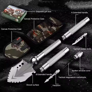 <span class=keywords><strong>11</strong></span> Trong 1 Đa Chức Năng Gấp Survival Chiến Thuật Thép Không Gỉ Xẻng Với Dao Cá <span class=keywords><strong>Scaler</strong></span> Còi Cho Ngoài Trời Cắm Trại - Product Image 3