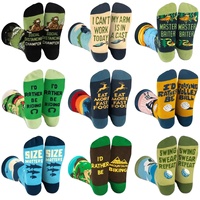 Logo personnalisé Design Crew Chaussettes mignonnes Je préfère faire du vélo en jouant au volley-ball Animaux Nouveauté Sports Tube Chaussettes pour unisexe