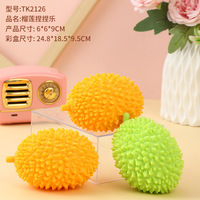 Fruit en voedsel squishy speelgoed cadeauverpakking perzik sensorische squishie decompressie burger simulatie mochi mochila stressverlichtend speelgoed