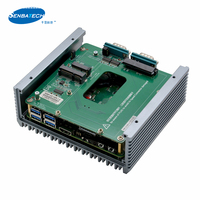 Ordinateur sans ventilateur pas cher j4125 Mini Pc de bureau 12v Mini Pc 32g avec emplacement pour carte SIM 4 lan Rs232 ordinateur industriel et accessoires