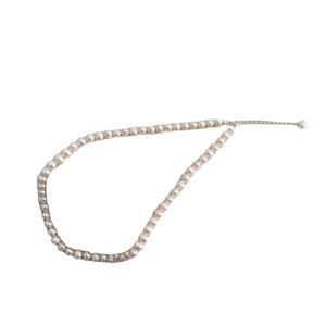 Collar Femenino de Diseño Simple y Lujoso con Perla Natural, Patrón de Crecimiento de Hilo, Cadena de Clavícula Personalizada - Product Image 5