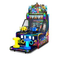Simulateur de course pour enfants à monnayeur de 42 pouces avec structure en fer et plastique pour centres de divertissement (FEC)
