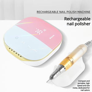 Machine à ongles rechargeable 35000 tr/min, écran tactile, ponceuse à ongles électrique silencieuse, haute vitesse, outil de manucure pour le retrait du gel - Product Image 1