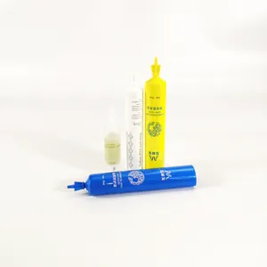 3ml 5ml 10ml 15ml 플라스틱 작은 샘플 튜브 깨진 치아 화장품 컨디셔너 튜브