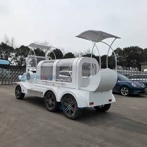 Carro Fúnebre Eléctrico de Lujo Zhenda en Oferta, con Ataúd Moderno, Llantas de Goma Sólida, 6 Ruedas, Origen Henan - Product Image 2