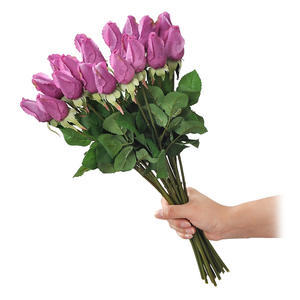 <span class=keywords><strong>Precio</strong></span> al por mayor Flores artificiales Decoración de rosas Capullos de rosas artificiales Artículos de decoración de lujo para el hogar - Product Image 5
