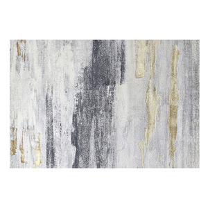 Tapis moderne abstrait rectangulaire antidérapant en polypropylène pour salon, style nordique, tapis décoratif - Product Image 4
