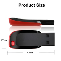 Clés USB personnalisées en gros à prix abordable avec logo, 1 Go-64 Go, en plastique, interface 2.0, garantie 5 ans, marque OEM/ODM
