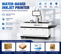 Nouvelle imprimante jet d'encre UV à base d'eau automatique professionnelle à haute vitesse, haute résolution, impression rapide et stable pour les emballages en carton