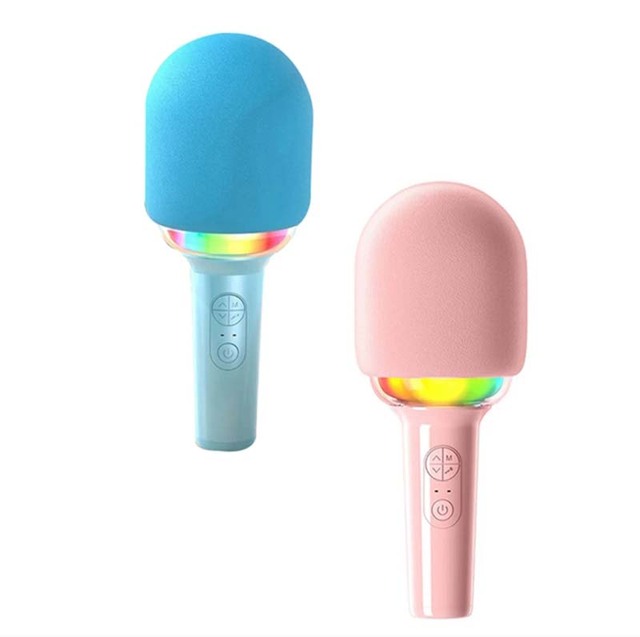 Wireless Microphone BT Karaoke Microphone Portable Handheld Speaker For KTV Birthday Party Children Singing Mic