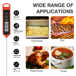 Sonde extra-longue en acier inoxydable de 11.8 "pouces Thermomètres numériques pour la cuisine Caramel Donuts Candy <span class=keywords><strong>Deep</strong></span> <span class=keywords><strong>Fry</strong></span> pour la friture de bonbons - Product Image 4