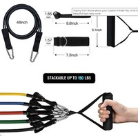 ONESTARSPORTS-Equipo de fitness para gimnasio, conjunto de bandas de resistencia con logo impreso personalizado